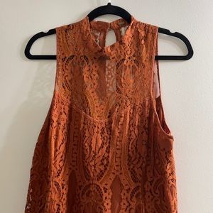 Free People Sleeveless Lace Dress